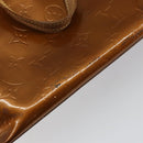 LOUIS VUITTON Monogram Vernis Reade PM Hand Bag Bronze M91146 LV Auth BA6257-9