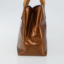 LOUIS VUITTON Monogram Vernis Reade PM Hand Bag Bronze M91146 LV Auth BA6257-3