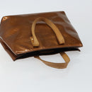 LOUIS VUITTON Monogram Vernis Reade PM Hand Bag Bronze M91146 LV Auth BA6257-6