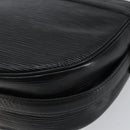 LOUIS VUITTON Epi Jeune Fille MM Shoulder Bag Black M52152 LV Auth BA6258-16