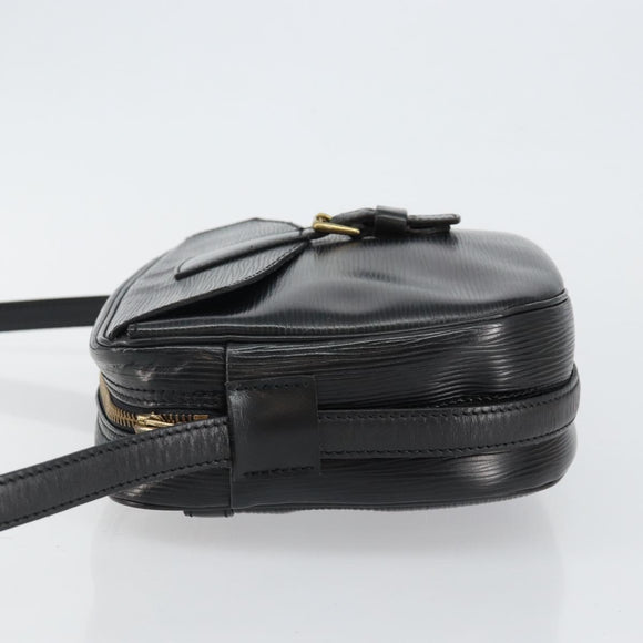 LOUIS VUITTON Epi Jeune Fille MM Shoulder Bag Black M52152 LV Auth BA6258