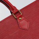 LOUIS VUITTON Epi Sac Triangle Hand Bag Red M52097 LV Auth BA6260-19
