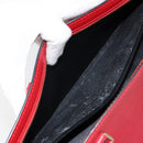 LOUIS VUITTON Epi Sac Triangle Hand Bag Red M52097 LV Auth BA6260-11