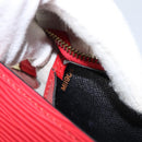 LOUIS VUITTON Epi Sac Triangle Hand Bag Red M52097 LV Auth BA6260-12