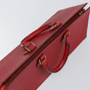 LOUIS VUITTON Epi Sac Triangle Hand Bag Red M52097 LV Auth BA6260-6