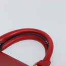 LOUIS VUITTON Epi Sac Triangle Hand Bag Red M52097 LV Auth BA6260-14