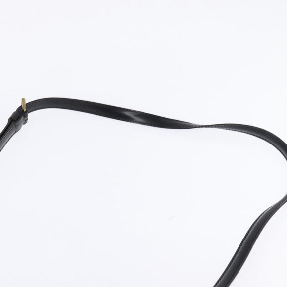 LOUIS VUITTON Epi Porte Documents Bandouliere Schwarz M54462 LV Auth BA6261