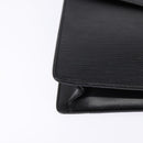 LOUIS VUITTON Epi Porte Documents Bandouliere Schwarz M54462 LV Auth BA6261-16