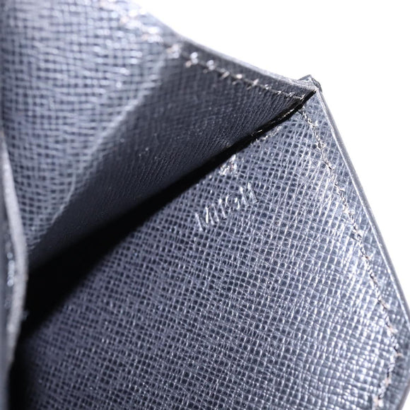 LOUIS VUITTON Epi Porte Documents Bandouliere Schwarz M54462 LV Auth BA6261