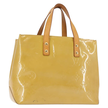 LOUIS VUITTON Monogram Vernis Reade PM Hand Bag Beige M91334 LV Auth BA6262