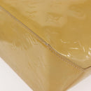 LOUIS VUITTON Monogram Vernis Reade PM Hand Bag Beige M91334 LV Auth BA6262-14