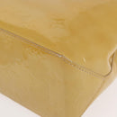 LOUIS VUITTON Monogram Vernis Reade PM Hand Bag Beige M91334 LV Auth BA6262-16