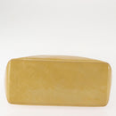 LOUIS VUITTON Monogram Vernis Reade PM Hand Bag Beige M91334 LV Auth BA6262-5