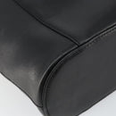 Gianni Versace Hand Bag Leather Black Gold Auth BA6268-14