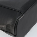 Gianni Versace Hand Bag Leather Black Gold Auth BA6268-16