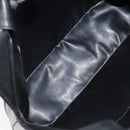 Gianni Versace Hand Bag Leather Black Gold Auth BA6268-11