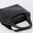 Gianni Versace Hand Bag Leather Black Gold Auth BA6268-6