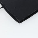 SAINT LAURENT Shoulder Bag Canvas Black Gold Auth BA6269-13