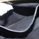 Chloe Etel Hand Bag Leather 2way Black Gold Auth BA6272-23