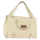 Chloe Tote Bag Leather Beige Gold Auth BA6273-1