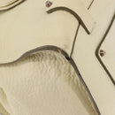 Chloe Tote Bag Leather Beige Gold Auth BA6273-9