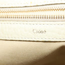 Chloe Tote Bag Leather Beige Gold Auth BA6273-18