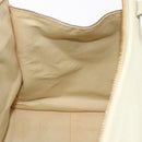 Chloe Tote Bag Leather Beige Gold Auth BA6273-20