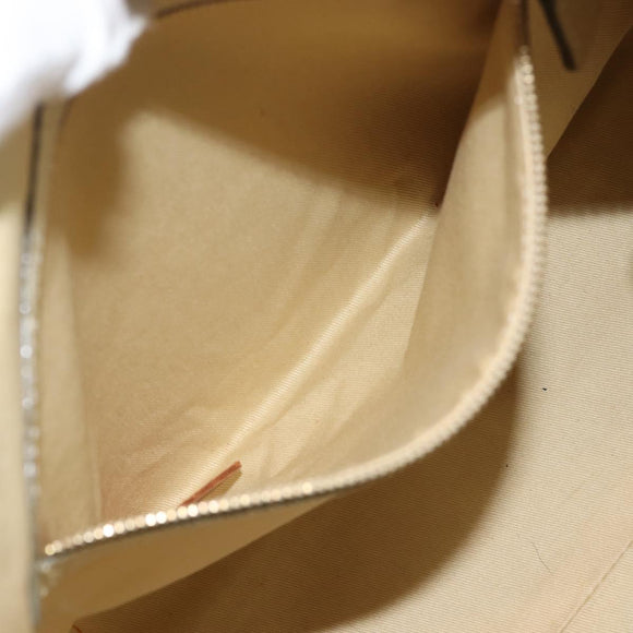 Chloe Tote Bag Leather Beige Gold Auth BA6273