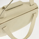 Chloe Tote Bag Leather Beige Gold Auth BA6273-6