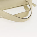 Chloe Tote Bag Leather Beige Gold Auth BA6273-7