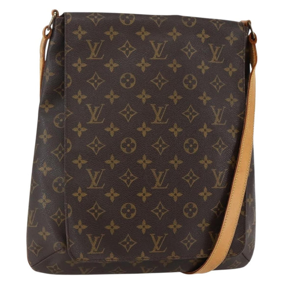 LOUIS VUITTON Monogram Musette Shoulder Bag M51256 LV Auth BA6275