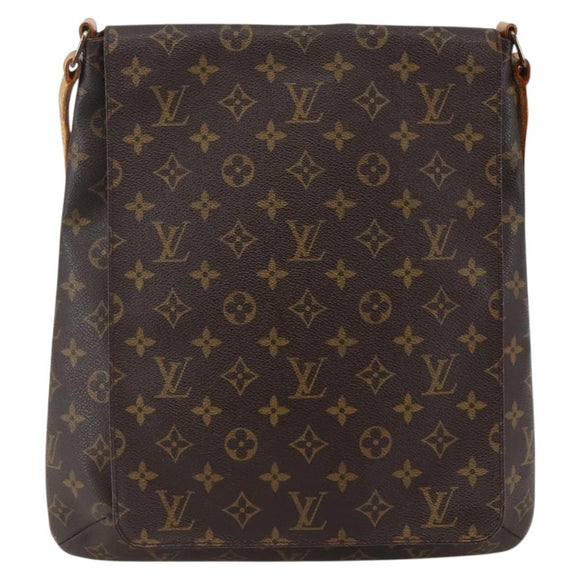 LOUIS VUITTON Monogram Musette Shoulder Bag M51256 LV Auth BA6275