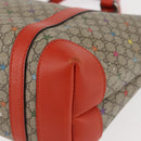 GUCCI Micro GG Supreme Hand Bag PVC Beige Silver 297557 Auth BA6282-16