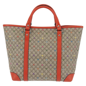 GUCCI Micro GG Supreme Hand Bag PVC Beige Silver 297557 Auth BA6282 - 0