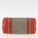 GUCCI Micro GG Supreme Hand Bag PVC Beige Silver 297557 Auth BA6282-5