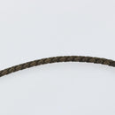 BOTTEGA VENETA Shoulder Bag Suede Brown Gold Auth BA6287-8