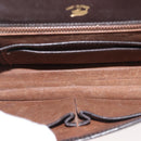 GUCCI Chain Shoulder Bag Leather Black Gold Auth BA6290-11