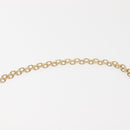 GUCCI Chain Shoulder Bag Leather Black Gold Auth BA6290-8