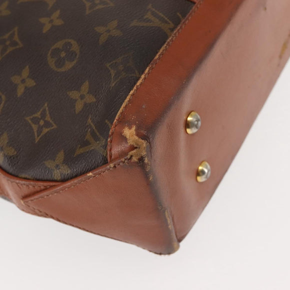 LOUIS VUITTON Monogram Sac Weekend PM Hand Bag M42425 LV Auth BA6297