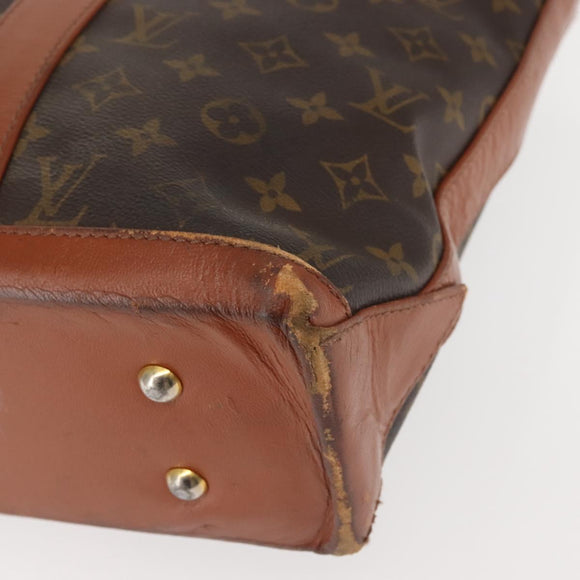 LOUIS VUITTON Monogram Sac Weekend PM Hand Bag M42425 LV Auth BA6297