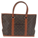 LOUIS VUITTON Monogram Sac Weekend PM Hand Bag M42425 LV Auth BA6297-2