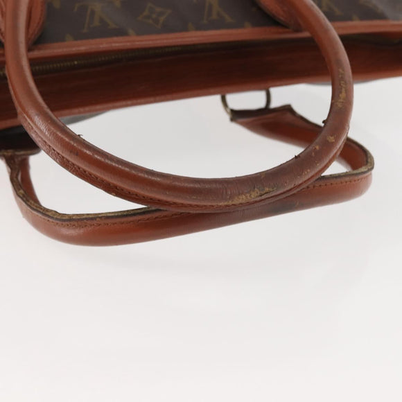 LOUIS VUITTON Monogram Sac Weekend PM Hand Bag M42425 LV Auth BA6297