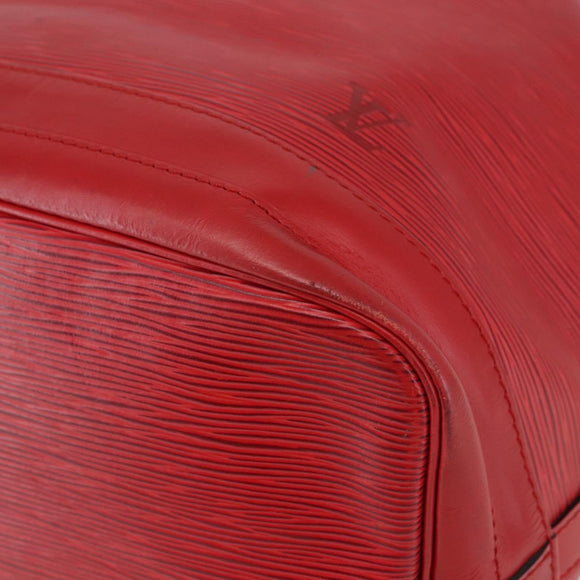 LOUIS VUITTON Epi Noe Shoulder Bag Red M44007 LV Auth BA6299