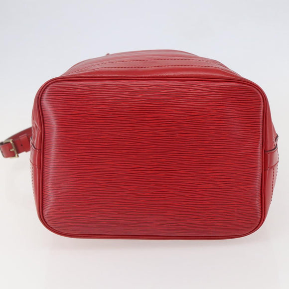 LOUIS VUITTON Epi Noe Shoulder Bag Red M44007 LV Auth BA6299