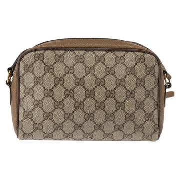 GUCCI GG Supreme Web Sherry Line Shoulder Bag PVC Beige 116 02 089 Auth BA6301 - 0