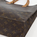 LOUIS VUITTON Monogram Sac Plat Hand Bag M51140 LV Auth BA6304-9