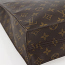 LOUIS VUITTON Monogram Sac Plat Hand Bag M51140 LV Auth BA6304-14
