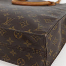 LOUIS VUITTON Monogram Sac Plat Hand Bag M51140 LV Auth BA6304-15