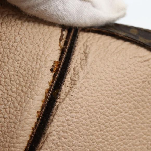 LOUIS VUITTON Monogram Sac Plat Hand Bag M51140 LV Auth BA6304