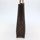LOUIS VUITTON Monogram Sac Plat Hand Bag M51140 LV Auth BA6304-3